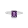 Amethyst-Silberring