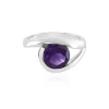 Amethyst-Silberring