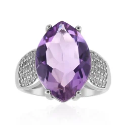 Amethyst-Silberring
