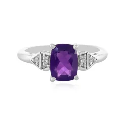Amethyst-Silberring