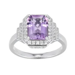 Amethyst-Silberring