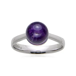 Amethyst-Silberring