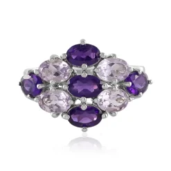Amethyst-Silberring