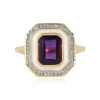 Amethyst-Silberring