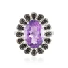 Amethyst-Silberring