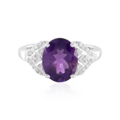 Amethyst-Silberring