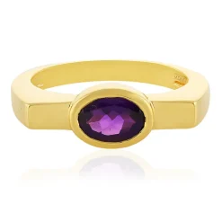 Amethyst-Silberring