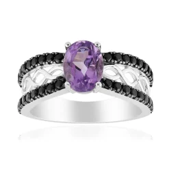 Amethyst-Silberring