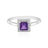 Amethyst-Silberring