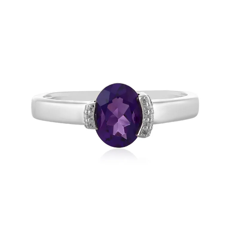 Amethyst-Silberring
