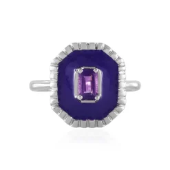 Amethyst-Silberring