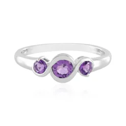 Amethyst-Silberring