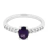 Amethyst-Silberring