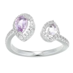 Amethyst-Silberring