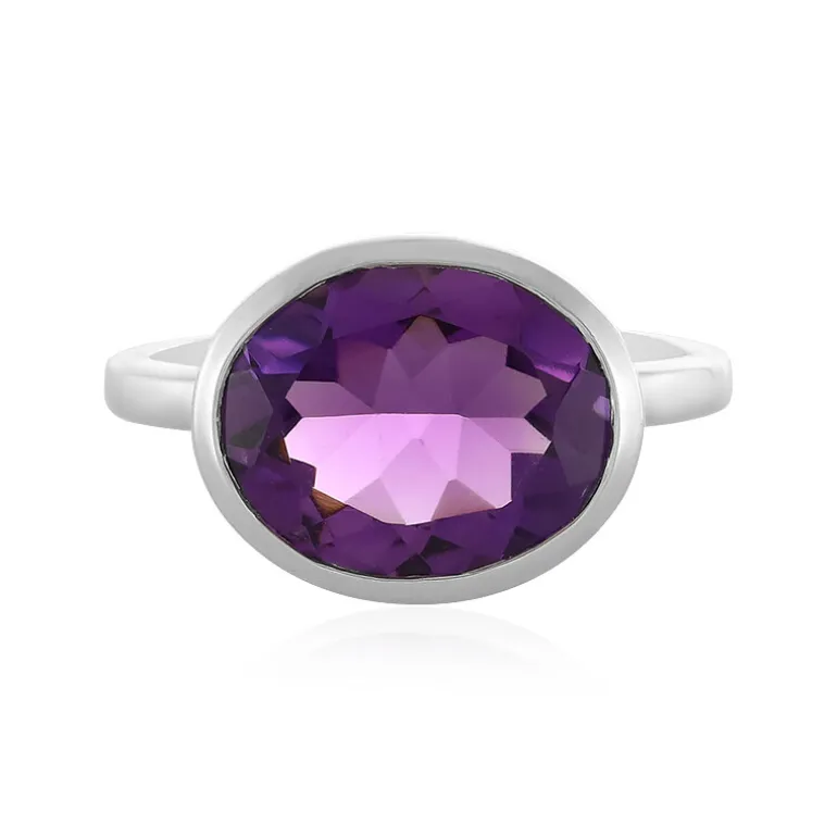 Amethyst-Silberring