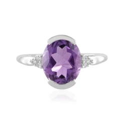 Amethyst-Silberring