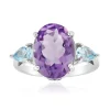 Amethyst-Silberring