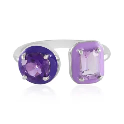 Amethyst-Silberring