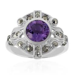 Amethyst-Silberring (Annette classic)