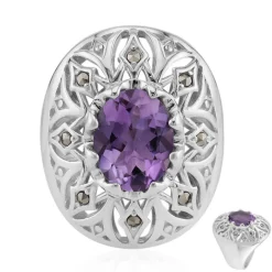 Amethyst-Silberring (Annette classic)