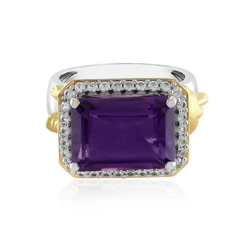 Amethyst-Silberring (Gems en Vogue)