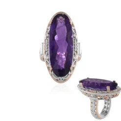 Amethyst-Silberring (Gems en Vogue)