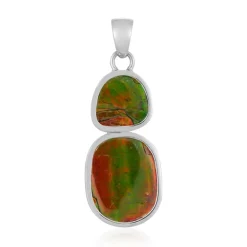 Ammolith-Silberanhänger