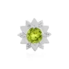 Arizona-Peridot-Silberanhänger
