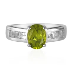 Arizona-Peridot-Silberring