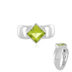 Arizona-Peridot-Silberring