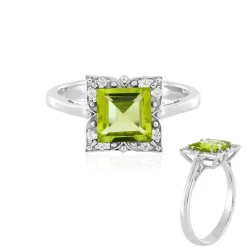 Arizona-Peridot-Silberring