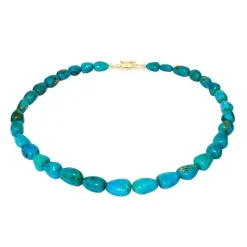 Arizona-Türkis-Silberhalskette