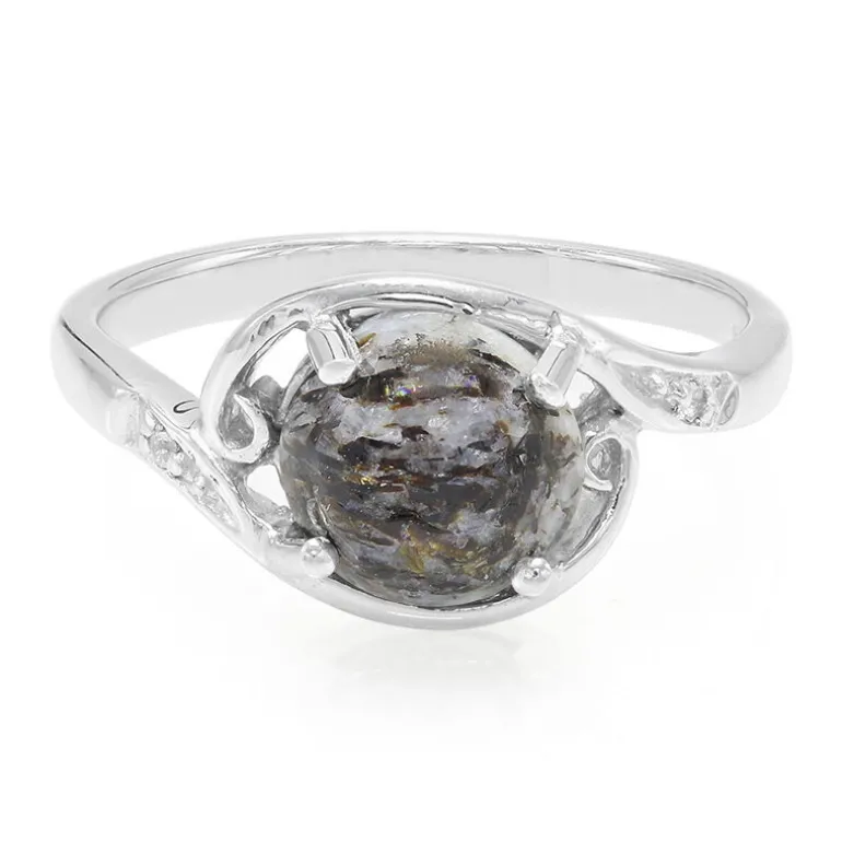 Astrophyllit-Silberring