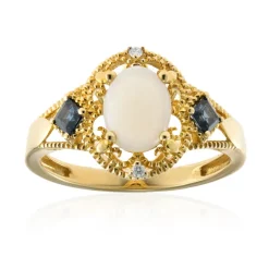 Australischer Opal-Goldring (CIRARI)