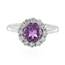 Azur-Quarz-Silberring