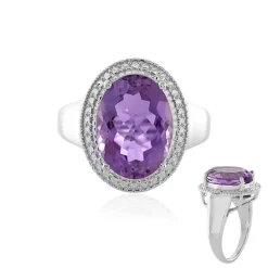 Azur-Quarz-Silberring