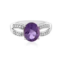 Azur-Quarz-Silberring