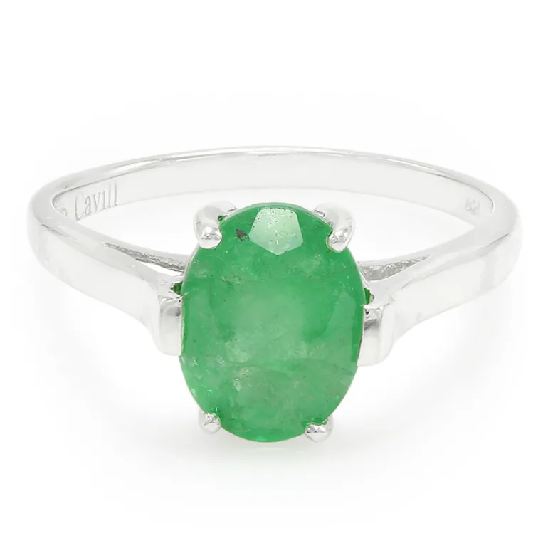 Bahia-Smaragd-Silberring