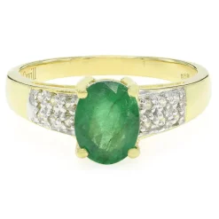 Bahia-Smaragd-Silberring