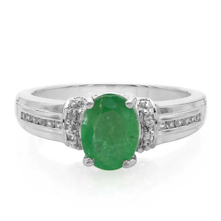 Bahia-Smaragd-Silberring