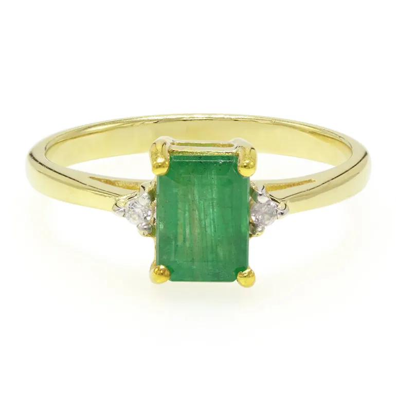 Bahia-Smaragd-Silberring