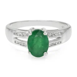 Bahia-Smaragd-Silberring