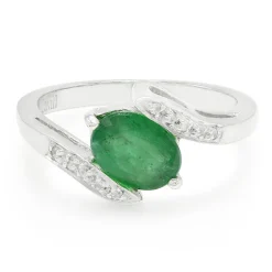 Bahia-Smaragd-Silberring