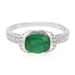 Bahia-Smaragd-Silberring