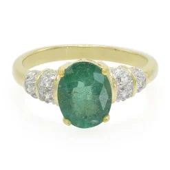 Bahia-Smaragd-Silberring