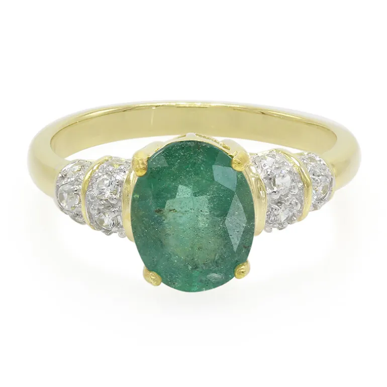 Bahia-Smaragd-Silberring