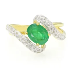 Bahia-Smaragd-Silberring