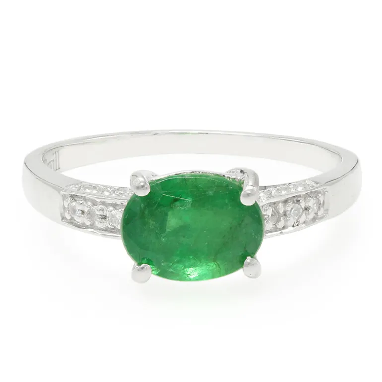 Bahia-Smaragd-Silberring