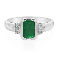 Bahia-Smaragd-Silberring