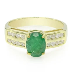 Bahia-Smaragd-Silberring